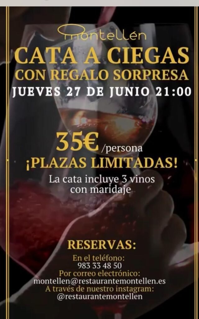 LA CATA A CIEGAS MÁS EXCLUSIVA DE VALLADOLID EN EL RESTAURANTE MONTELLÉN