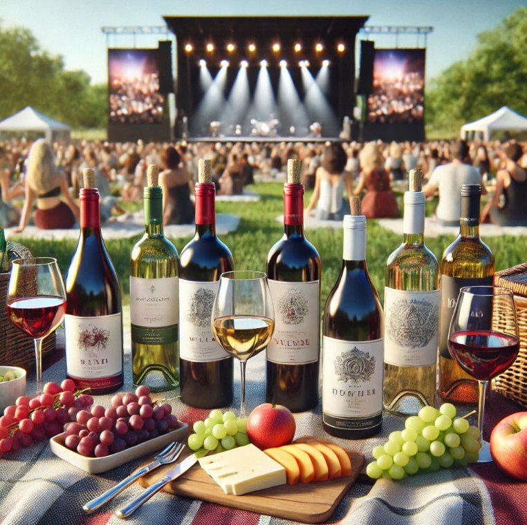 ¿CUÁL SON LOS MEJORES VINOS PARA LLEVAR A UN CONCIERTO?